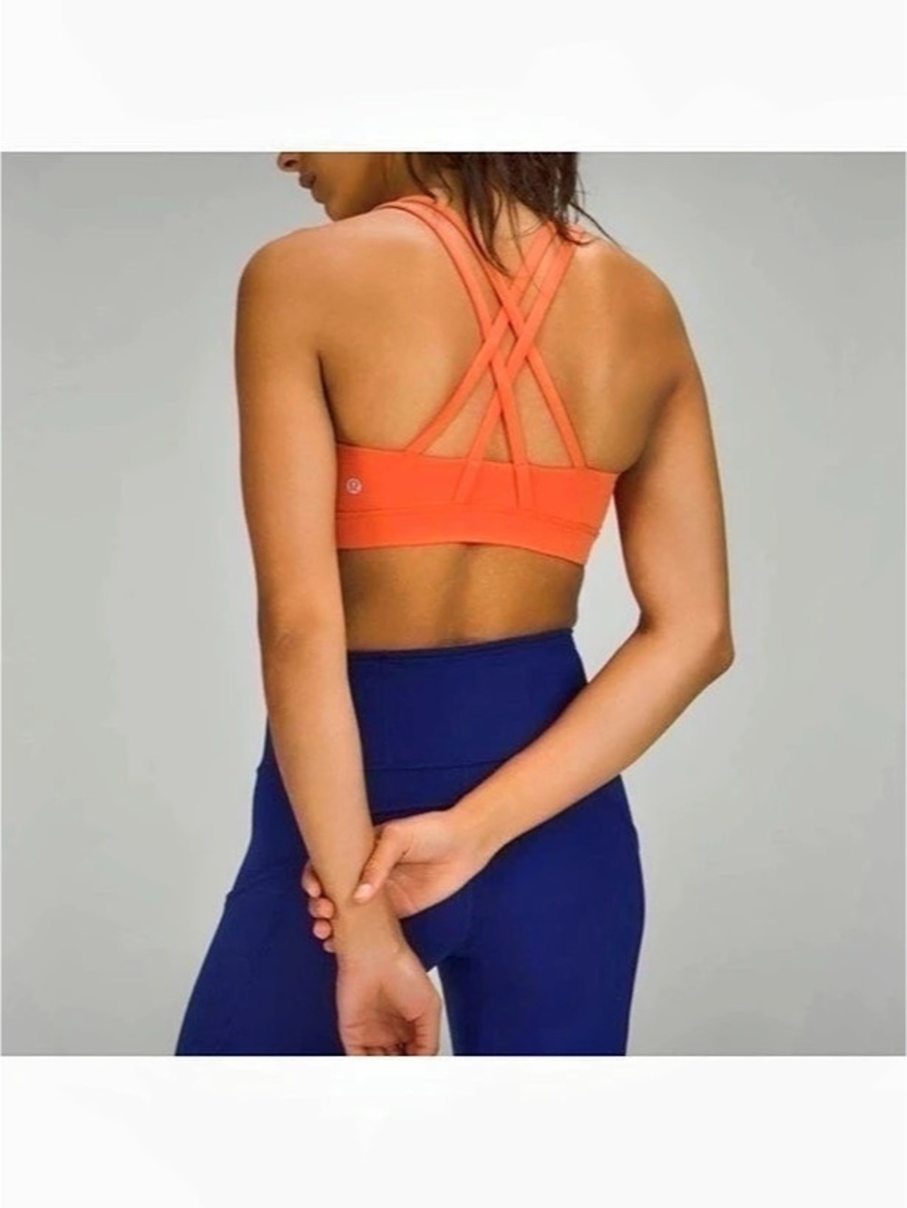 lululemon Energy Sports Bra in Orange
